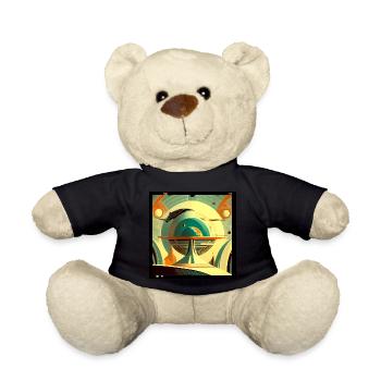 Planet reinvented - Teddy Bear - black - Front