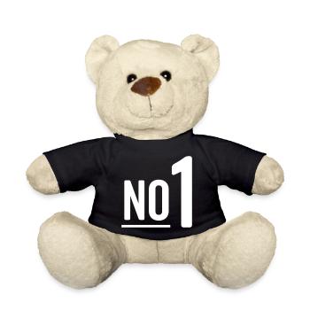 No 1 - Nummer eins - Teddy - Schwarz - Vorne