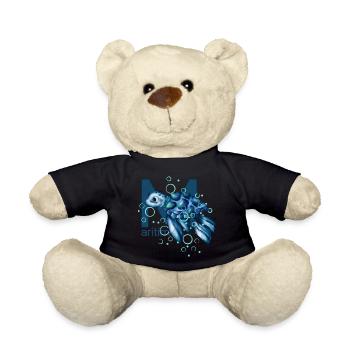 Maritime Turtle - Teddy Bear - black - Front