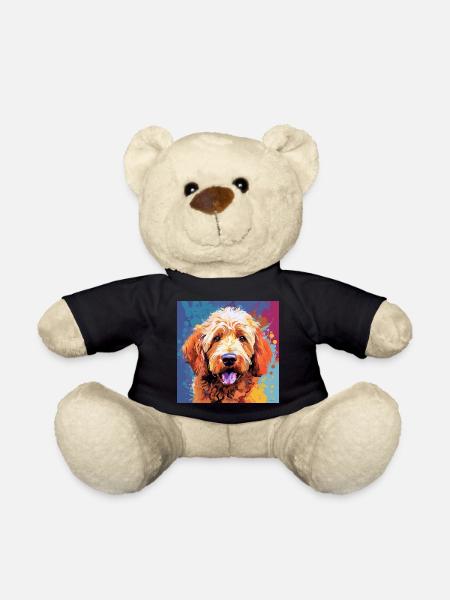 Golden Doodle Pop Art - Teddy - Schwarz