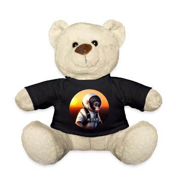 Affe Astronaut - Teddy - Schwarz - Vorne