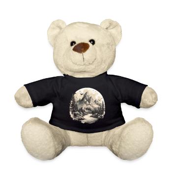 Nature Aventure Randonnée Camping Design - Nounours - noir - Devant