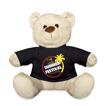 Festival, Sommerfest, Strandparty - Teddy - Schwarz - Vorne