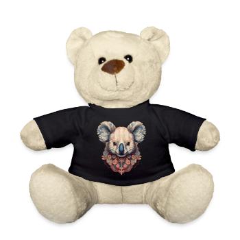 Koala Indianerabbild - Teddy - Schwarz - Vorne