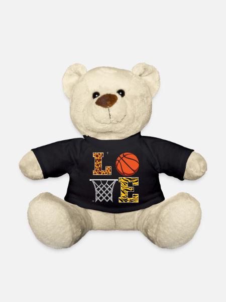basketball, basketball, basketball fan - Teddy - Schwarz
