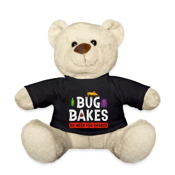 Entomophagy Bug Flour Baking Quote, Funny Insect - Teddy - Schwarz - Vorne
