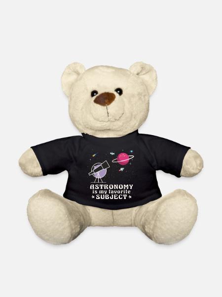 Astronomie, mein Lieblingsthema, Weltraumteleskop - Teddy - Schwarz