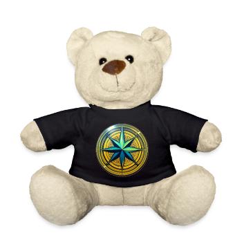 Compass - Teddy Bear - black - Front
