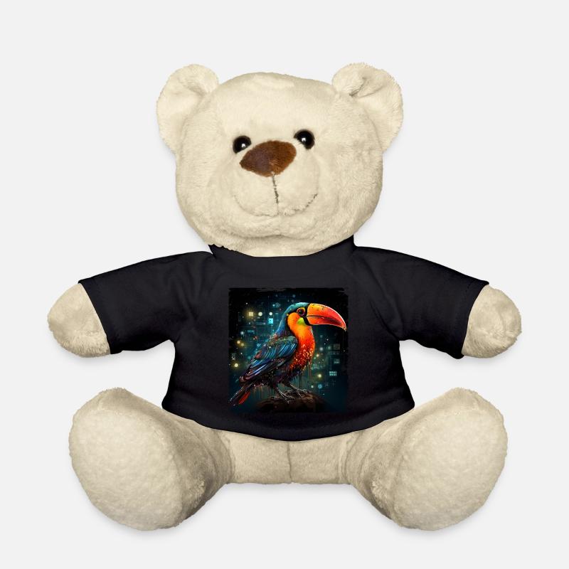Style Toucan rétro - Nounours - noir