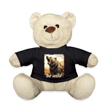 be wild Grizzly - Teddy - Schwarz - Vorne