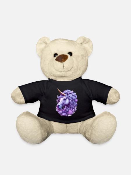 Majestic unicorn - Teddy Bear - black