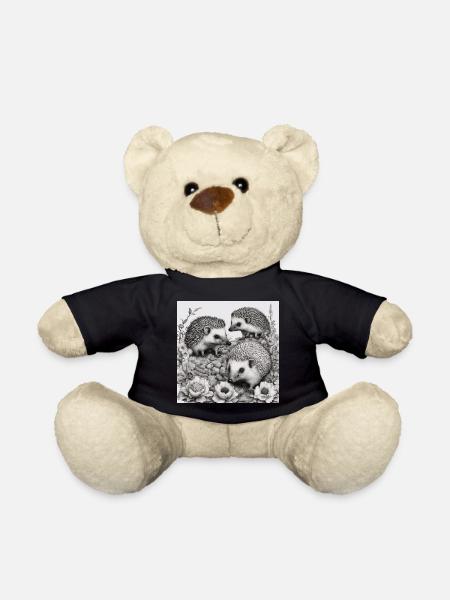 Famille Hedgehog - Nounours - noir