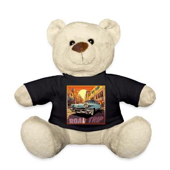 Road Trip,Car,America,Catoon Look - Teddy - Schwarz - Vorne