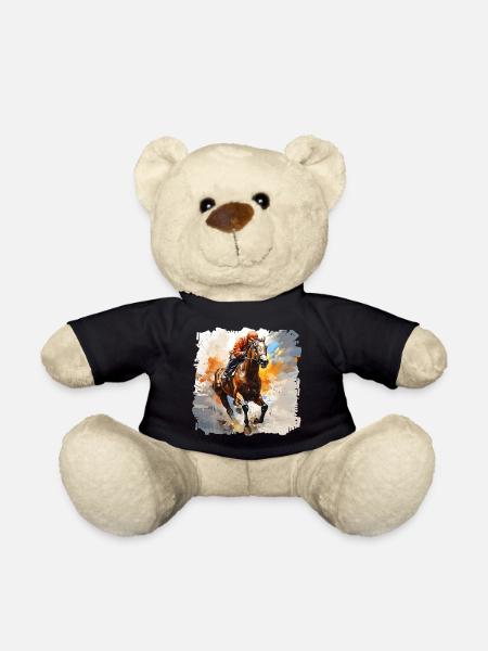 Les courses de chevaux ont une longue tradition - Nounours - noir