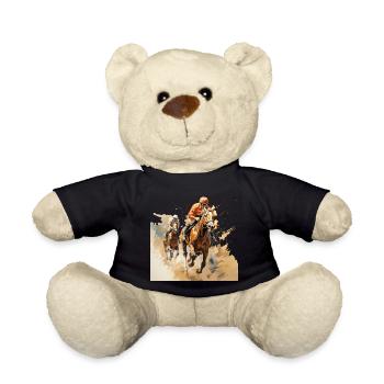 Les courses de chevaux sont un monde à part entière - Nounours - noir - Devant