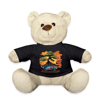 Japanese Bonsai Tree - Teddy Bear - black - Front