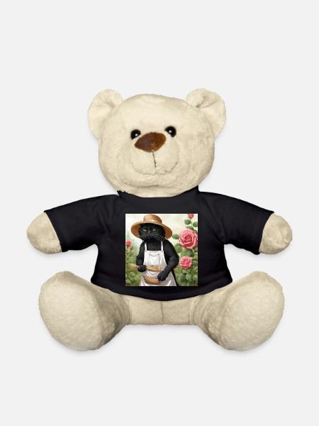 Garden tomcat - Teddy Bear - black
