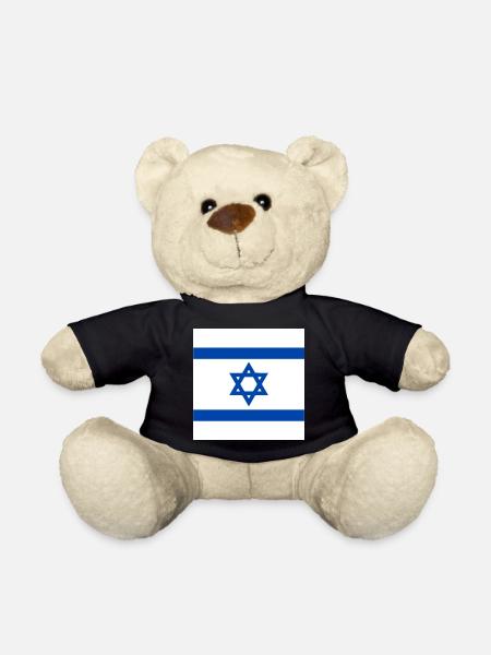 ISRAEL FLAGGE - Teddy - Schwarz