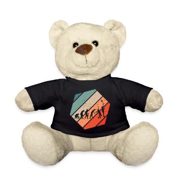 Herren Damen Schlägersport Paddle Court Paddeltenn - Teddy - Schwarz - Vorne
