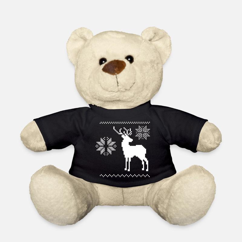 Rentier - Teddy - Schwarz