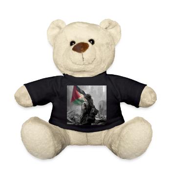 Freedom Free Palestine - Teddy - Schwarz - Vorne