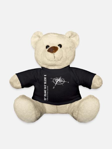 Koordinaten Oberhausen - Teddy - Schwarz