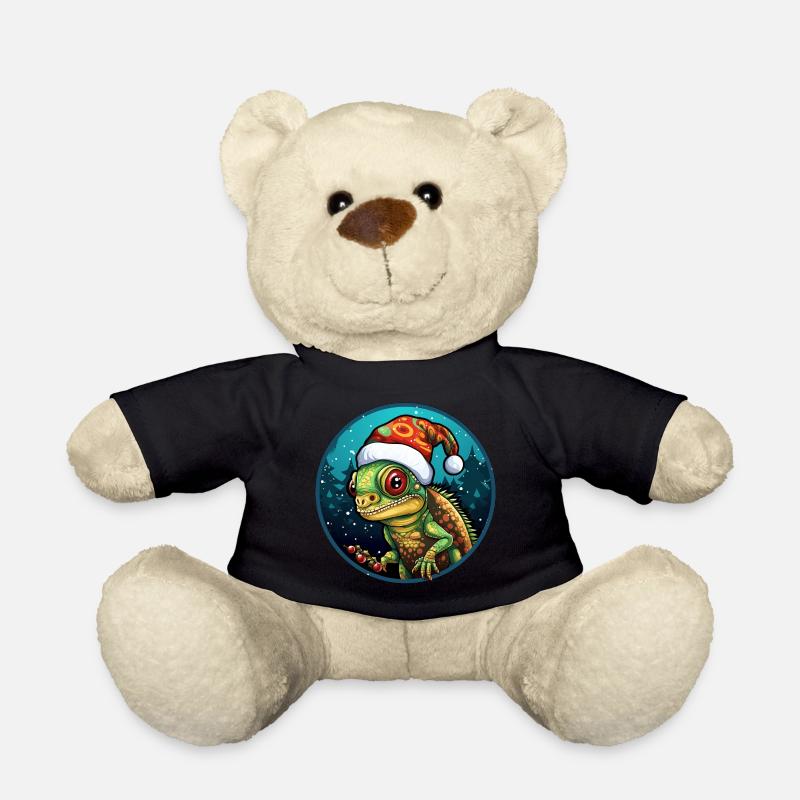 Chamäleon Weihnachten - Teddy - Schwarz