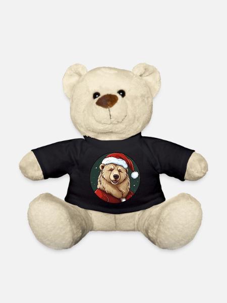 Bär Weihnachten - Teddy - Schwarz