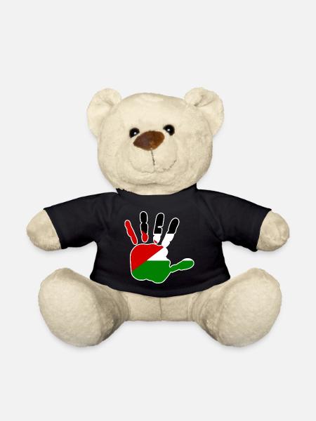 Free palestine - Teddy - Schwarz