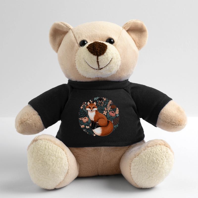 Cottagecore Aesthetics Fox Botany Teddy Bear