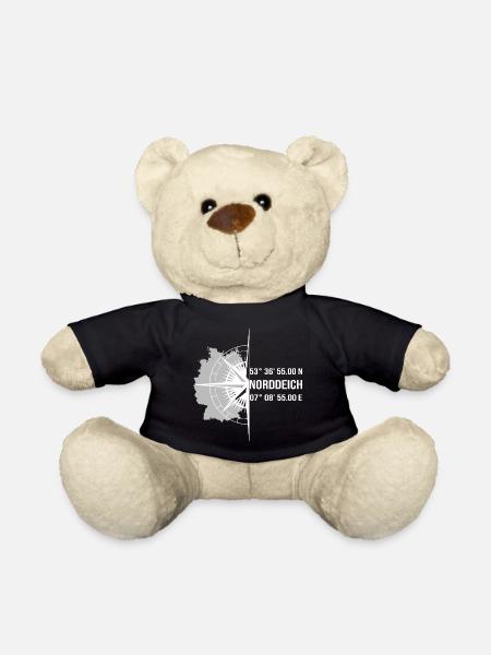 Koordinaten Norddeich - Teddy - Schwarz