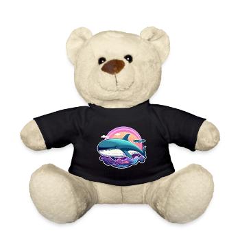 Wal Illustration - Teddy - Schwarz - Vorne