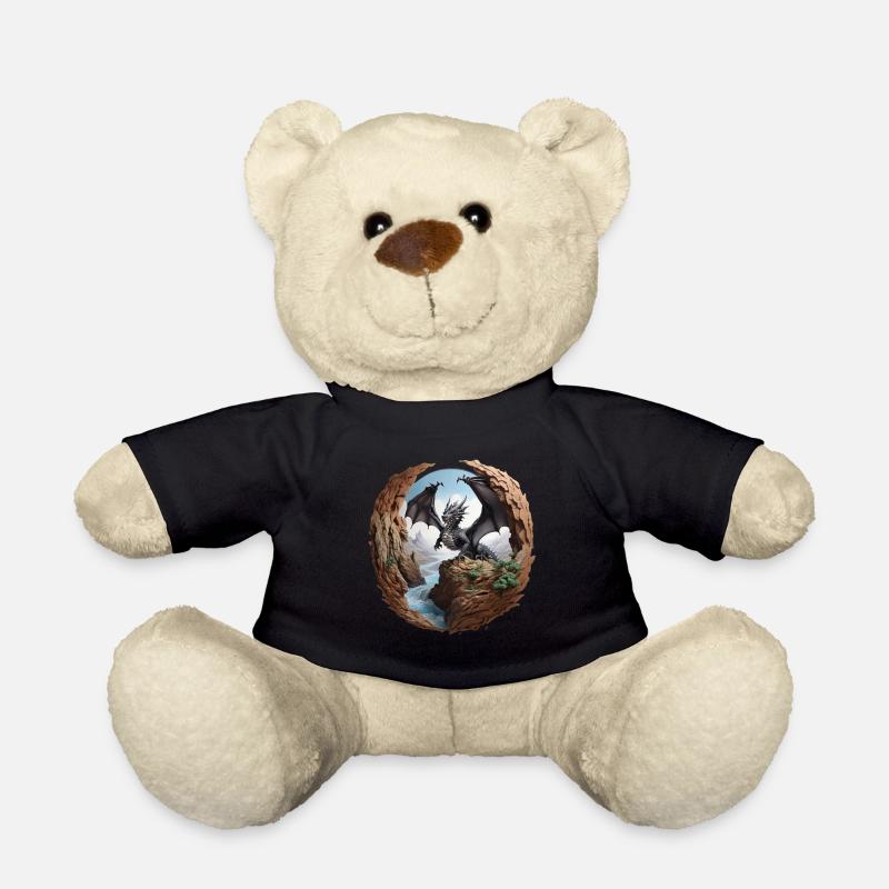 dragon - Nounours - noir