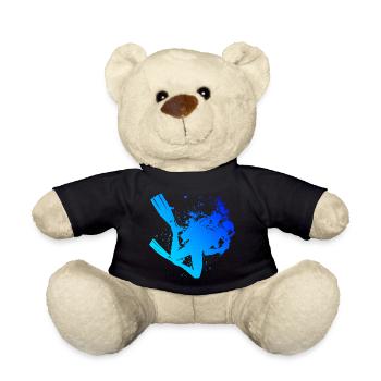 Free Dive Diver Scuba Taucher Damen Scuba Diver - Teddy - Schwarz - Vorne