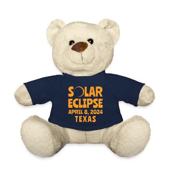 Solar Eclipse 2024 Texas - Teddy Bear - french navy - Front