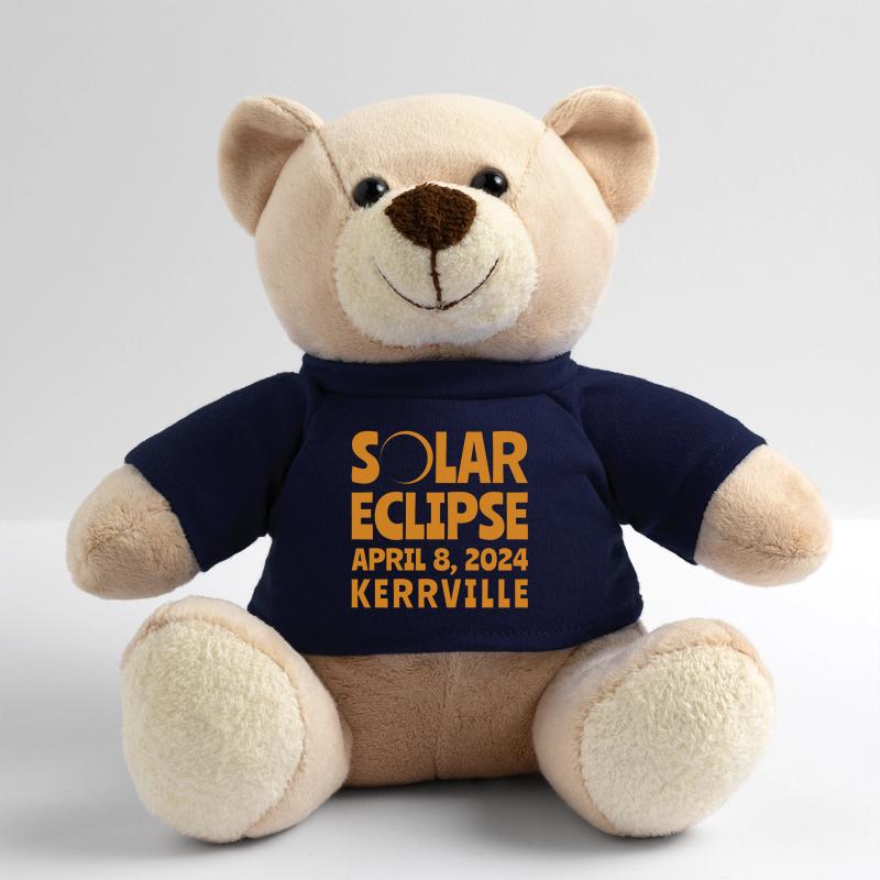 Solar Eclipse 2024 Kerrville Texas Teddy Bear