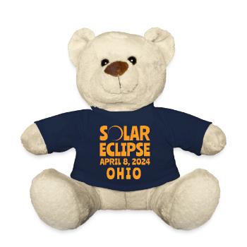 Solar Eclipse 2024 Ohio - Teddy Bear - french navy - Front