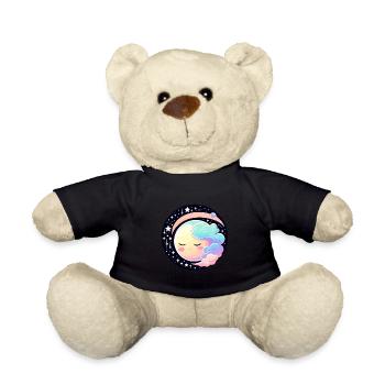 Mond Landschaft Illustration - Teddy - Schwarz - Vorne