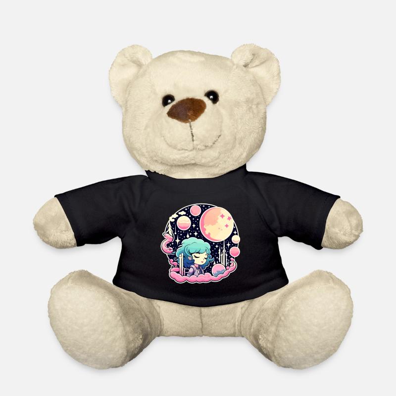 Illustration de paysage de lune - Nounours - noir
