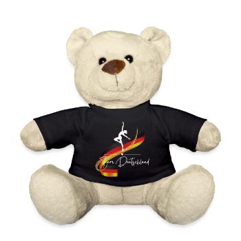 Dance, Team Deutschland, Tänzerin, Tanzen - Teddy - Schwarz - Vorne