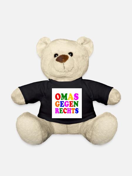 Omas gegen rechts - Teddy - Schwarz