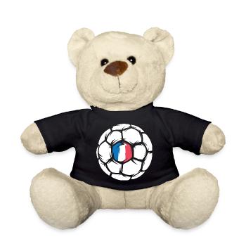 Championnats d’Europe de France de handball par équipe Icône du ballon par équipe - Nounours - noir - Devant