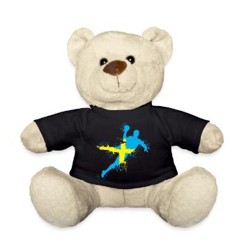 Équipe de handball Suède Lancer Explosion EC Logo icône - Nounours - noir - Devant
