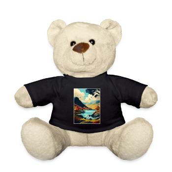 Lake District Vintage Reiseposter WPA Souvenir - Teddy - Schwarz - Vorne