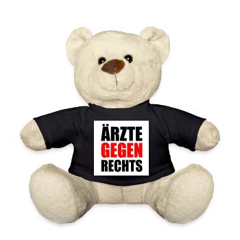Ärzte gegen rechts - Teddy - Schwarz - Vorne