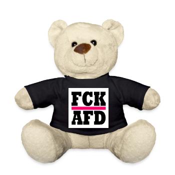 Fck afd - Teddy - Schwarz - Vorne