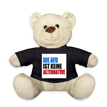die afd ist keine alternative - Teddy - Schwarz - Vorne
