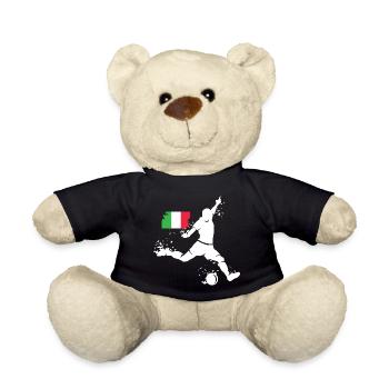 Fußball Team Italien Spieler Explosion EM 2024 - Teddy - Schwarz - Vorne
