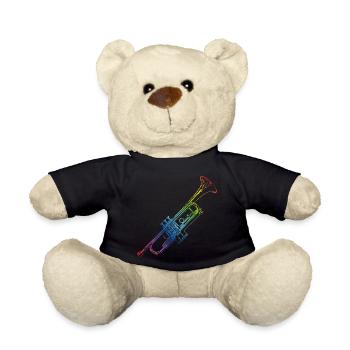 Trumpet - Teddy Bear - black - Front