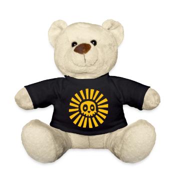 Crâne ensoleillé - Nounours - noir - Devant